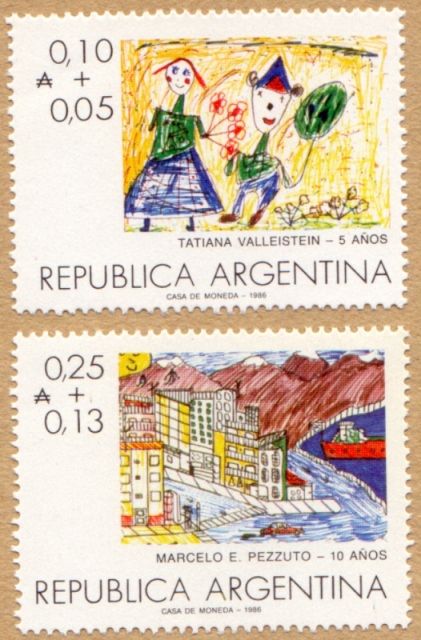 Vietas con Dibujos de Nios Argentinos