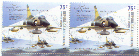 Argentine Dagger aircraft during the Falklands War
