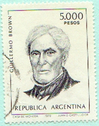 Admiral William Brown stamp of 1979