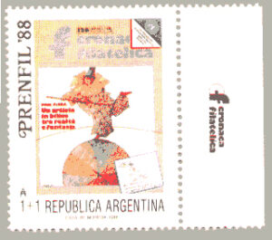 Conmemorative Postage Stamp Exhibition Prenfil 1988