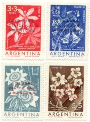 Flores - 14 de Abril Día de las Américas - 1961
