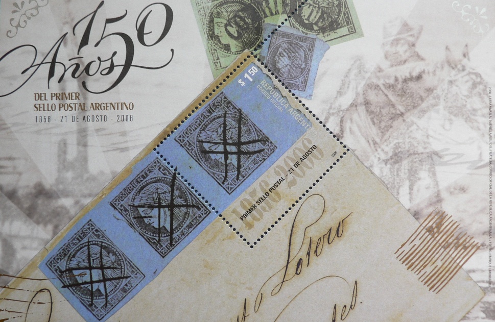 150 anni del primo francobollo argentino