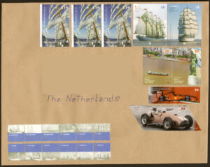 Carta enviada hacia Holanda
