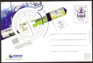 Entero Postal Gimnasia y Esgrima de La Plata - Año 2009