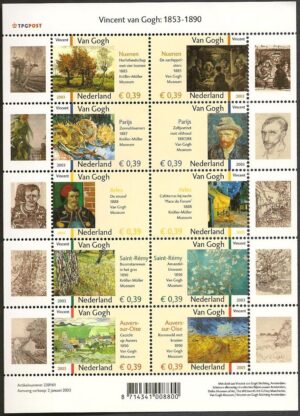 Nederland - Vincent Van Gogh (1853-1890) - Año 2003