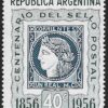 Centenario del Primer Sello Postal Argentino - (1856-1956) - Diosa Ceres