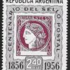 Centenario del Primer Sello Postal Argentino - (1856-1956)