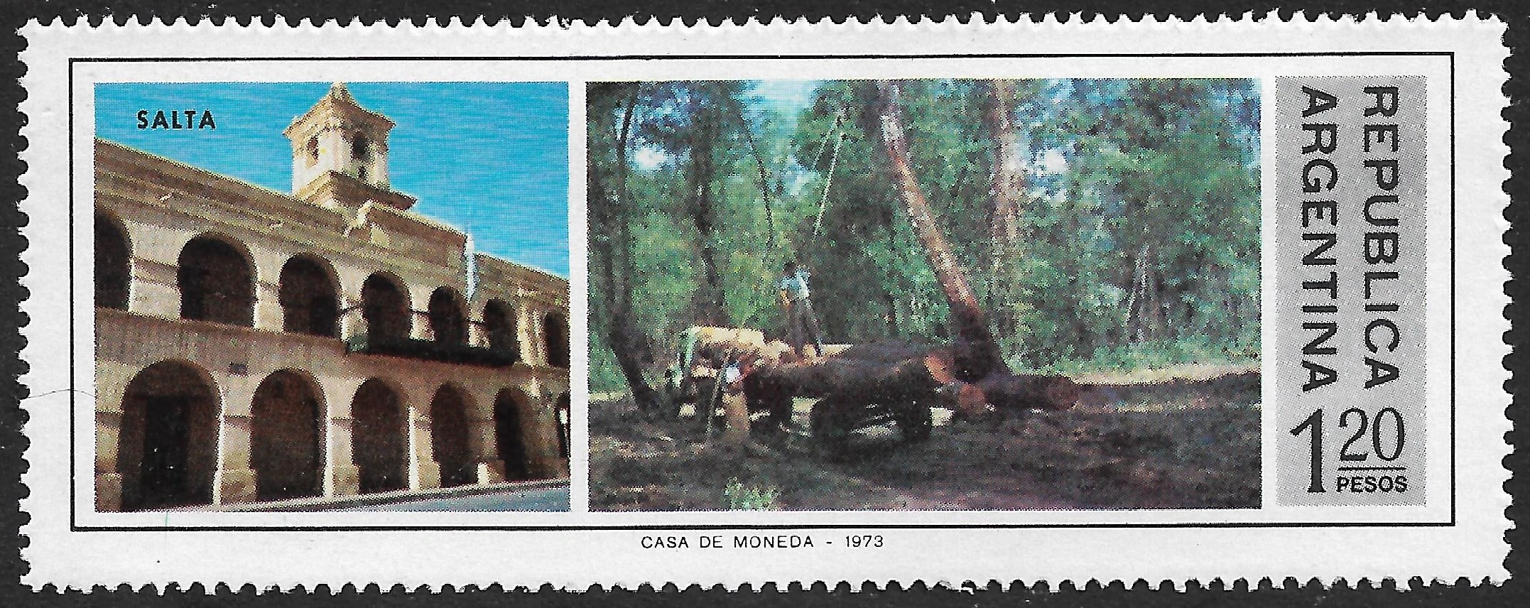 Provincias Argentinas - Salta - Emitido en el Año 1975
