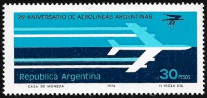 25 Aniversario de Aerolíneas Argentinas - Año 1976