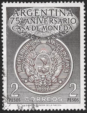Casa de Moneda 75 Aniversario Año 1956
