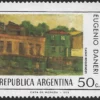 Casas Boquenses - Eugenio Daneri - Pintura Argentina - Año 1974