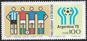 Mundial de Fútbol 1978 - Camisetas de los Equipos del Grupo 1