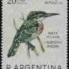 Martín Pescador - Aves Argentinas Sobretasa "Pro Infancia" - Año 1967