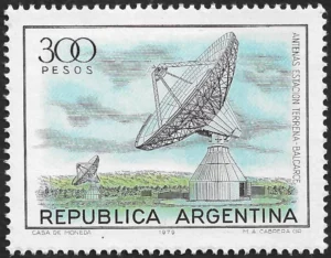 Antenas Estación Terrena Balcarce - 1980