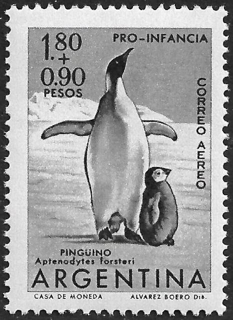 Pingüino Serie Aves Año 1961