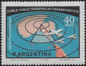 Doble Vuelo Transpolar - Trasantártico - Año 1967