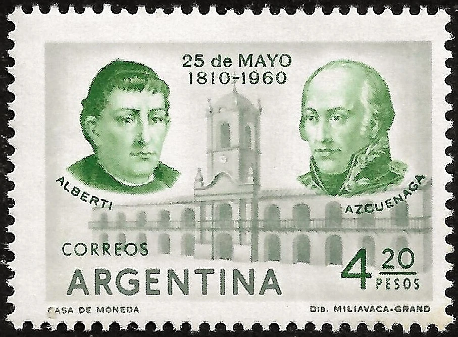 Manuel Alberti - Miguel de Azcuénaga Members of May 25, 1810