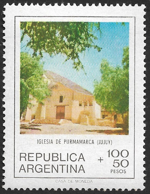 Iglesia de Purmamarca - Provincia de Jujuy - Primer Día de Emisión: 3 de noviembre de 1979