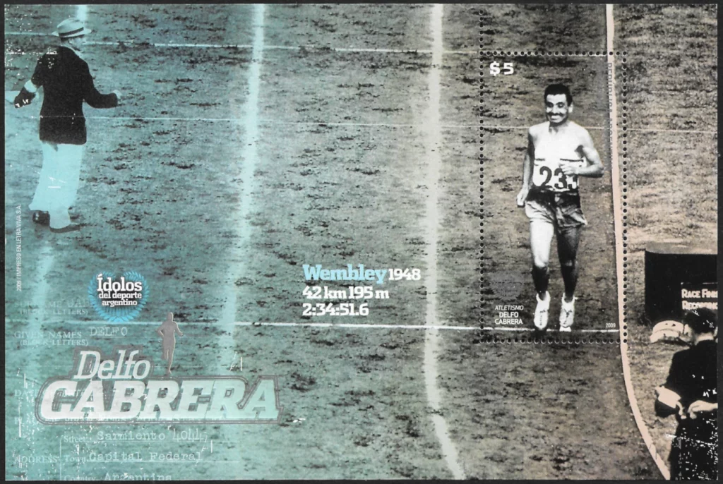 Delfo Cabrera - Atletismo - Ganador de la Maratón de Wembley de 1948