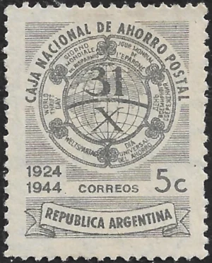 Día Universal de Ahorro - Año 1944