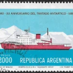 XX Aniversario del Tratado Antártico - Rompehielos ARA Irízar - Año 1981